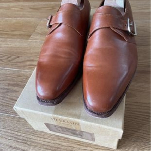 Meermin Leather Shoe men size 8 - Picture 2 of 6
